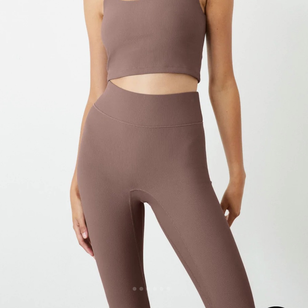All access high waisted legging - mauve